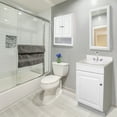 thumbnail image 3 of Design House Concord Fully Assembled 2-Door Bathroom Wall Cabinet in White, 3 of 10