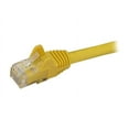 thumbnail image 4 of StarTech 5ft CAT6 Ethernet Cable - Yellow CAT 6 Gigabit Ethernet Wire -250Mhz 100W PoE RJ45 UTP Network Patch Cord Snagless with Strain Relief (N6PATCH5YL), 4 of 6