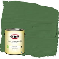 Glidden Fundamentals Clover Leaf / Green Flat Interior Paint, 1 Gallon