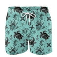 thumbnail image 4 of qelini Mens Shorts Elastic Waist Big and Tall Pockets Bermuda Shorts Casual Solid Color Summer Beach Shorts, 4 of 4