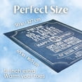 thumbnail image 2 of 60th Birthday Gifts Blanket Bed Flannel Plush Throw, Birthday Presents for Party, Milestone, Christmas (50"x 65") - Blue, Numbers, 2 of 5