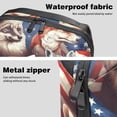 thumbnail image 4 of American Flag Travel Organizer Digital Pouch Charger Case Organizer Charge Cord Organizer Waterproof Oxford Cloth Electronics Organizer Bag 5.9x9.44x3.14 in., 4 of 6