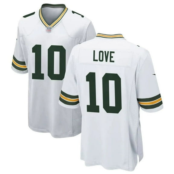 Men's Replica Classic Jerse #10 LOVE Tshirt Sports Game Tee White-S