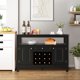 thumbnail image 2 of Mueble para Cocina Costway despensa con Porta Botellas de vino negro 117 x 40,5 x 82,5 cm, 2 of 10
