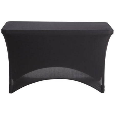 Iceberg Stretchable Table Covers - 1eacheach - Polyester, Spandex - Black (ICE16511)