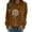 AW, variant on Hoodies for Women Womens Print O Neck Sweatshirt Round Neck Fit Pullover Tops Casual Long Sleeve Workout Shirts Loose Blouse S-XXL