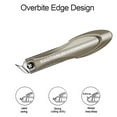 thumbnail image 3 of Japanese 420J2 Stainless Steel Nail Clippers No Splash Nail Clippers for Fingernail and Toenail, Medical Grade Stainless Steel, Nail Cutter with Catcher Clipper Kit, 3 of 6