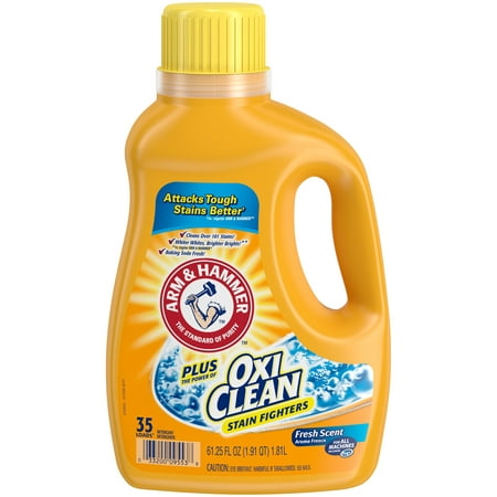 Arm & Hammer Liquid Laundry Detergent Plus OxiClean Stainfighters, Fresh Scent 61.25
