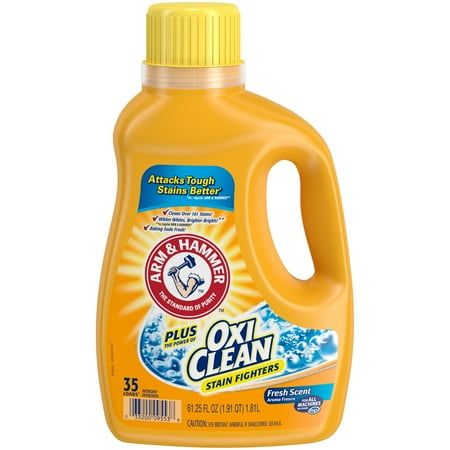 Arm & Hammer OxiClean Fresh Scent Liquid Laundry Detergent, 61.25 oz