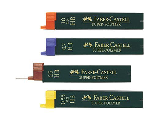 Faber-Castell 1.0mm HB Super-Polymer Fineline Lead Pack of 12