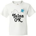 thumbnail image 3 of Inktastic Tulsa Oklahoma Butterfly Youth T-Shirt, 3 of 5