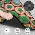 thumbnail image 3 of Yiaed Cactus 4 Print Carpet Floor Mats for Cars, Auto Accessories Front & Rear Car Floor Mats Car Floor Foot Mat Sets of 4 Pieces, 3 of 7