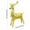 đŸ”¥ Gold_Base#1282, variant on Deer Standing Reindeer Shaped Aluminum Foil Balloon | Christmas Party Decoration | Multicolor Gold Gradient | Durable Glossy Festive Decor | 122.5x83.5x55cm | Easy Inflate