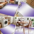 thumbnail image 5 of Purple Ombre Runner Rug 2.7x5 FT, Non Slip Entryway Carpet, Purple White Gradient Modern Abstract Art Washable Soft Floor Carpet Entrance Mat Non-Shedding Throw Rug for Hallway Laundry Room Bedside, 5 of 9