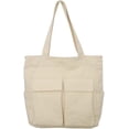 thumbnail image 1 of LHSHID Women's Hipster Hobo Boho Hippie Crossbody Bag Japanese Dark Academia Canvas Sling Packs Grunge Aesthetic Handbags (white), 1 of 6