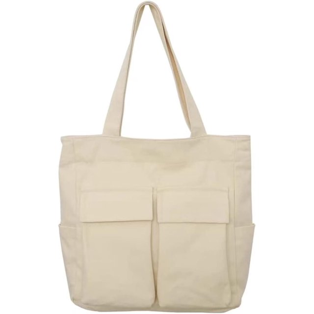 LHSHID Women's Hipster Hobo Boho Hippie Crossbody Bag Japanese Dark Academia Canvas Sling Packs Grunge Aesthetic Handbags (white)