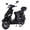 Black, variant on X-Pro Brand New Milos 50 Moped Scooter with 10" Aluminum Wheels, Rear Trunk, Electric/Kick Start!
