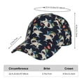 thumbnail image 2 of Sikiie Cartoon Sharks Unisex Vintage Washed Unstructured Baseball Cap Soft Cap Adjustable Unisex Baseball Hat Dad Hat, 2 of 6