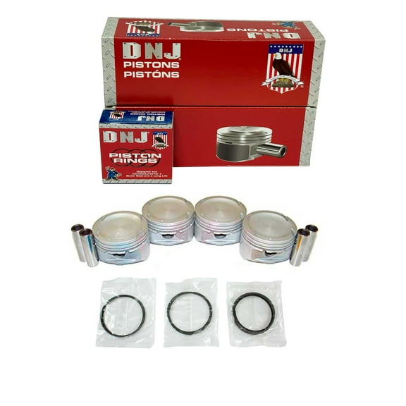 DNJ PRK325 Piston and Ring Kit Fits Cars & Trucks 2004-2008 Chevrolet Aveo Aveo5 1.6L L4 DOHC 16V