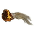 thumbnail image 3 of Northlight 4.5" Left Facing Orange Sequined Bird Christmas Ornament, 3 of 4