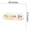 thumbnail image 4 of Love Wall Decals for Care Taker Daycare - Heartfelt Expression Love DIY & Creativity Boy Girl Bedroom Wall Sticker - Size: 40 In x 12 In, 4 of 5
