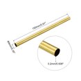 thumbnail image 2 of Uxcell 9mm OD 0.2mm Wall Thickness 150mm Length Brass Round Tube 2 Pack, 2 of 5