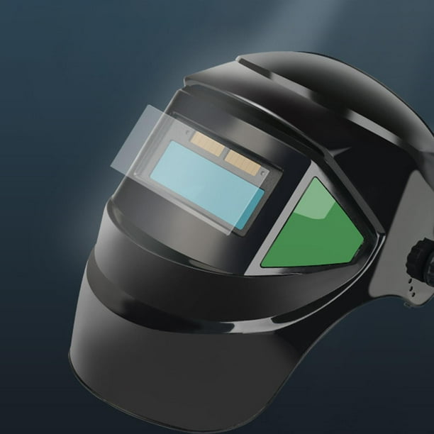 Gorro de soldadura perfecl con oscurecimiento automático protector facial pantalla de visualización grande