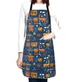 thumbnail image 4 of Bingfone Funny Steam Train Apron Gifts For Men, Women Professional Grade Chef Apron for Kitchen,BBQ & Grill, 4 of 8