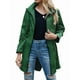 thumbnail image 2 of Chaqueta Impermeable Ligera para Mujer, con Capucha, Mangas Largas y Cremallera, para Actividades Al Aire Libre Verde Hierba XL, 2 of 9