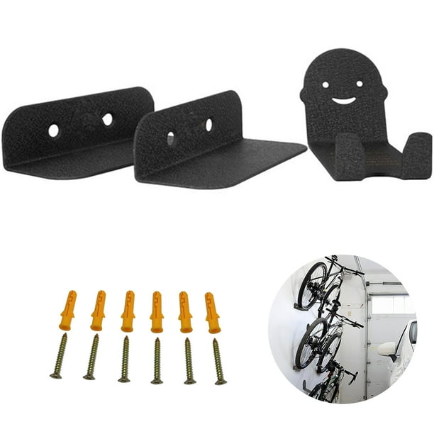 Bike Rack Hanger Wall Mount Cycle Pedal Hook Wheel Holder Garage