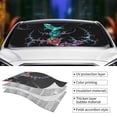 thumbnail image 5 of XMXY Car Sun Shade Windshield, Fractal Multicoloured Abstract Automotive Front Window Sun Visor for Cars SUV Trucks, Medium Size, 5 of 8