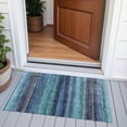 thumbnail image 3 of Dalyn Rugs Machine Washable Indoor/Outdoor Chantille ACN2093 Teal 1'8" x 2'6" Rug, 3 of 7