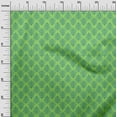 thumbnail image 2 of oneOone Cotton Flex Light Green Fabric Asian Floral Block Sewing Craft Projects Fabric Prints By Yard 40 Inch Wide, 2 of 3