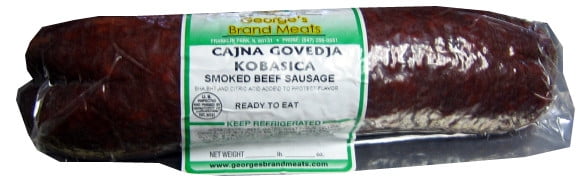 Smoked Beef Sausage, Kobasica (Sabah Brand) approx. 1.1lb by