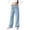 1-Blue127, variant on WOYY Girls Letter Print Baggy Sweatpants Straight Leg Athletic Pants, Sizes 4-5T