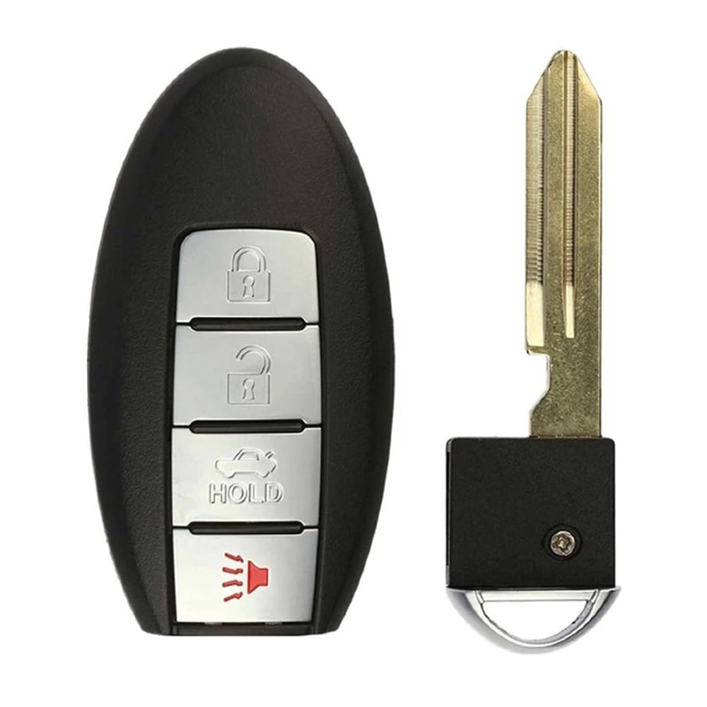 2 Keyless Entry Remote Car Key Fob Smart Shell Case Valet Insert Replacement 