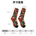 thumbnail image 3 of Lukts Tomatoes Pattern Womens Crew Soft Moisture-wicking Socks,Moisture Control Crew Socks,Mid Calf Socks, 3 of 6