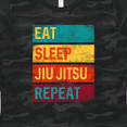 thumbnail image 4 of Inktastic Eat Sleep Jiu Jitsu Repeat Women's T-Shirt, 4 of 5