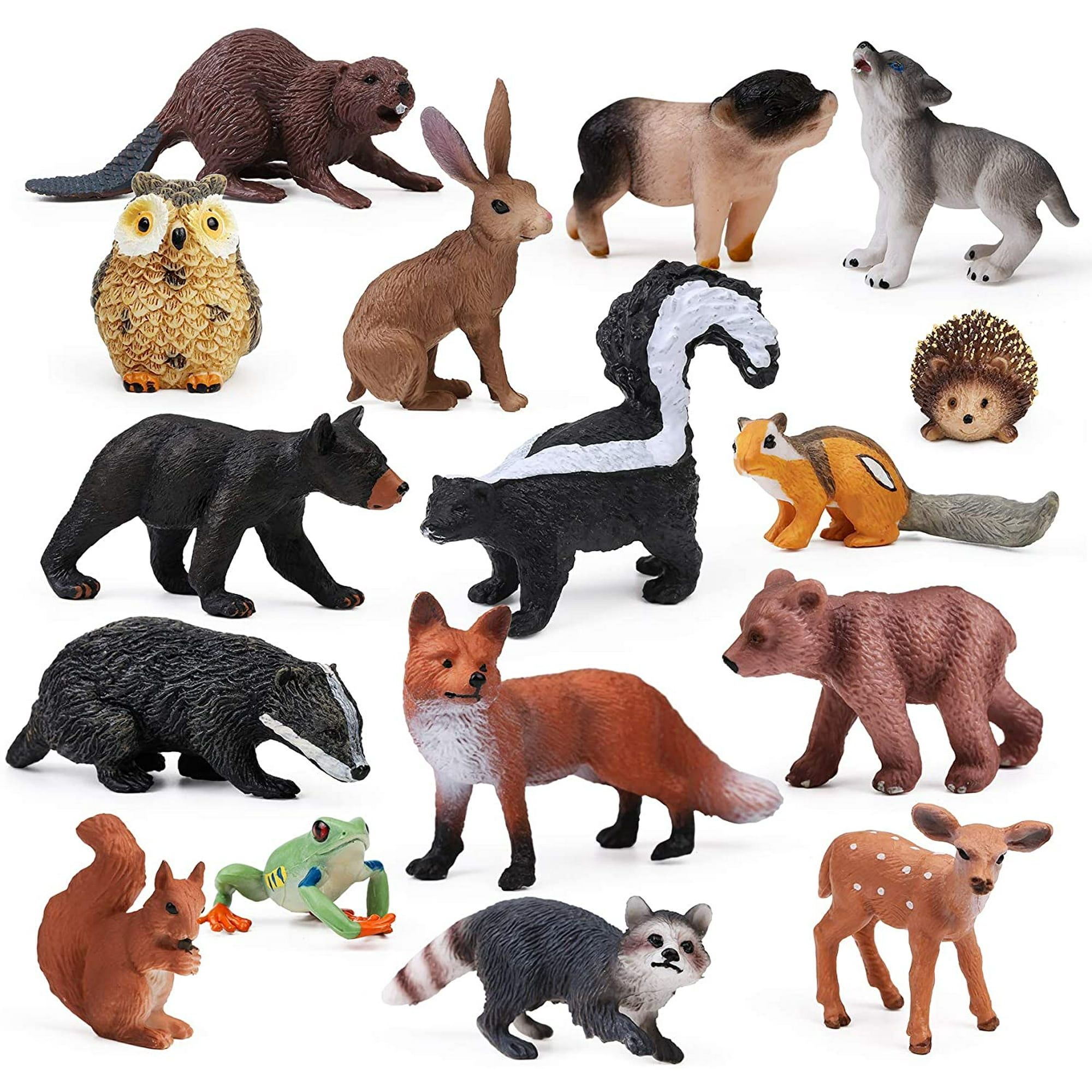 16pcs Forest Animals Baby Figures, Woodland Creatures Figurines, Miniature Toys Cake Toppers Cupcake Toppers Birthday Gift for Kids | Walmart Canada 16pcs Forest Animals Baby Figures, Woodland Creatures Figurines, Miniature Toys Cake Toppers Cupcake Toppers Birthday Gift for Kids | Walmart Canada