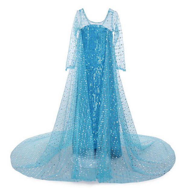2022 nuevo vestido de Elsa, vestido de verano para niñas, disfraz de princesa, Vestidos para niños, Carnaval, cumpleaños, fiesta elegante, Vestidos, ropa 4T Gao Jinjia LED