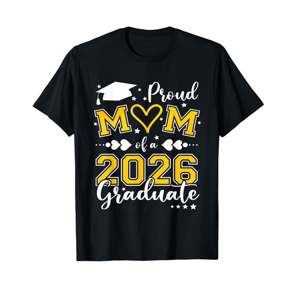 Mom Senior 2026 Proud Mom Of A Class Of 2026 Graduate T-Shirt