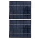 thumbnail image 1 of Panel solar plegable, 2 paneles solares de 2 W, paneles solares, cargador de panel solar portátil, diseñado para la perfección Jadeshay A, 1 of 8