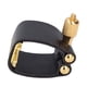 thumbnail image 1 of Sujetador De Boquilla Para Saxofón, Correa De Cuero Resistente Al Desgaste Mejora Del Timbre Cierre De Ligadura Para Saxofón Tamaño Compacto Negro Para Saxofones Altos, 1 of 7