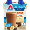 Atkins Chocolate Banana Protein Shake, High Protein, Low Glycemic, Low Carb, Low Sugar, Keto Friendly, 4 Count