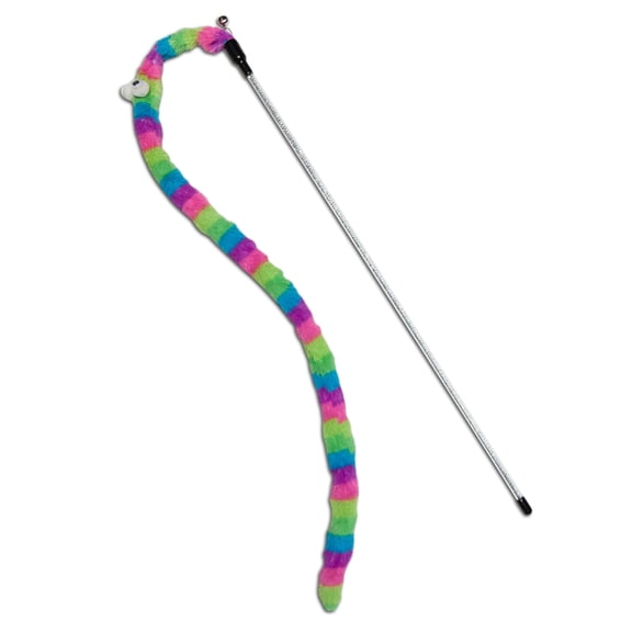 Touchcat Worm-Tail Designer Wand Cat Teaser