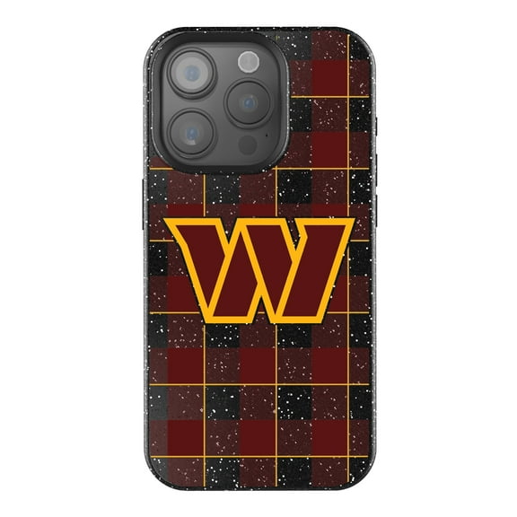 Keyscaper Washington Commanders Plaid Bling iPhone Case