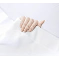 thumbnail image 4 of Flat Sheet - 1 Pack (Full, White) - Soft Brushed Microfiber Fabric - Shrinkage & Fade Resistant Top Sheet - Easy Care Bed Sheet, 4 of 9