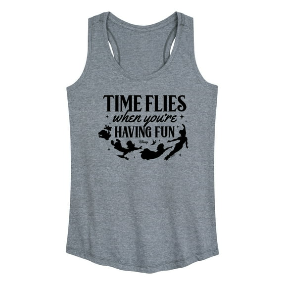 Disney - Peter Pan - Time Flies When You're Having Fun - Women's Racerback Tank Top
