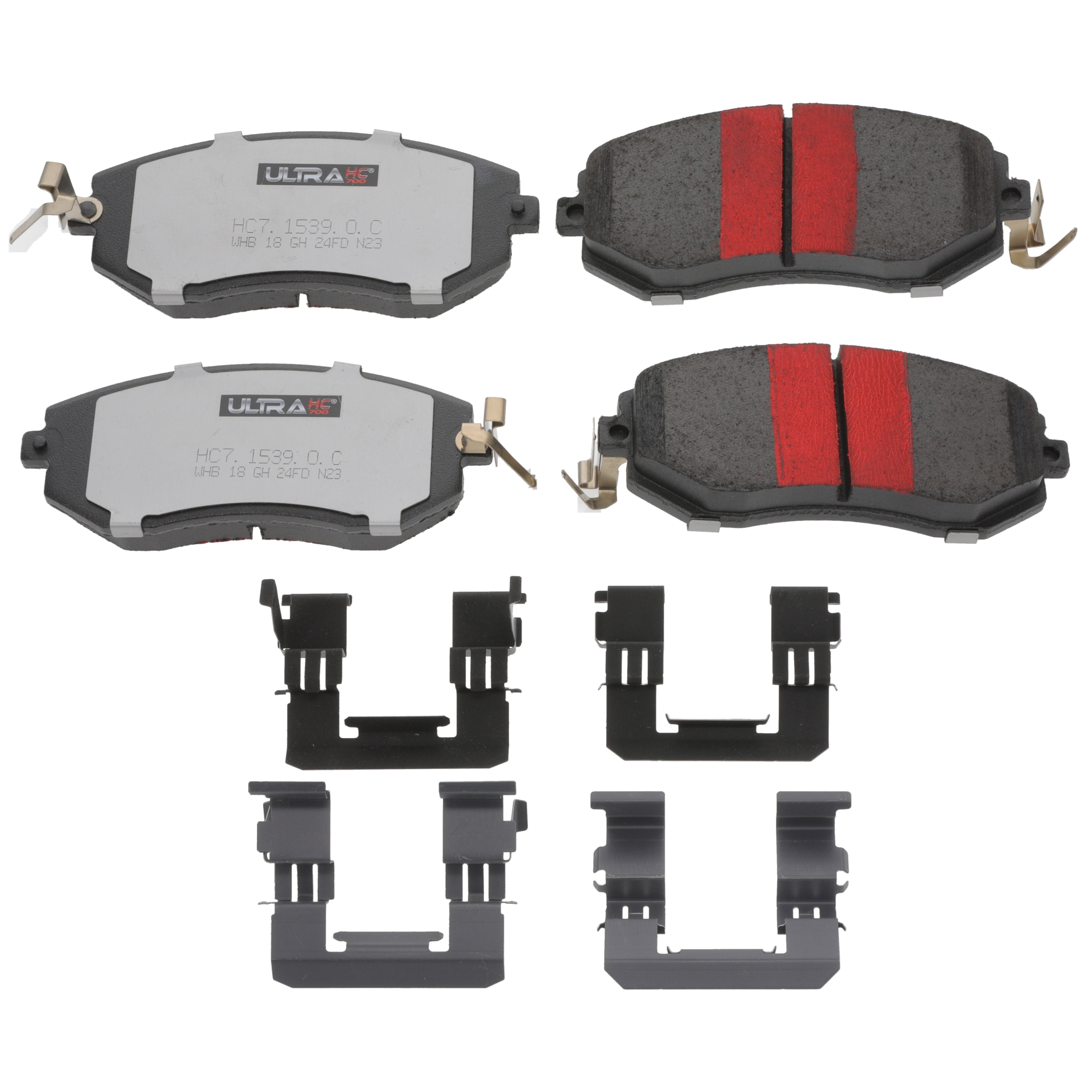 UltraHC 700 Brake Pad Set, Front HC7.1539.0.C, Subaru Forester 2018-2011