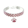 thumbnail image 1 of Xiao Hua Collar decorativo para mascotas, accesorio decorativo para gatos y perros, rango ajustable para cachorros, collares para perros y gatos, accesorios de aseo para mascotas, rosa, M, 1 of 3